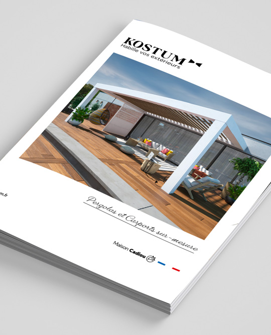 CECA-France, La Boutique du Menuisier | Catalogue KOSTUM Pergolas et Carports