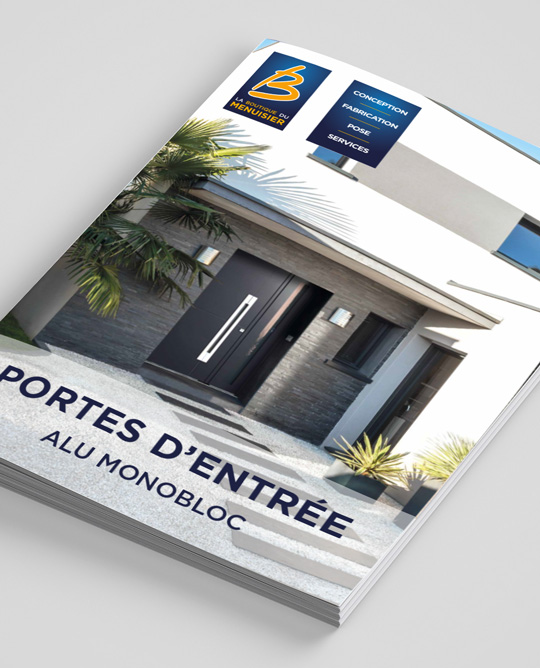 CECA-France, La Boutique du Menuisier | Dépliant Portes d'Entrée Alu Monobloc